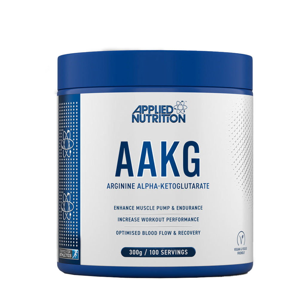 Applied Nutrition AAKG Arginine Powder, 300 Gm, 3000 mg, Enhance Muscle Pump