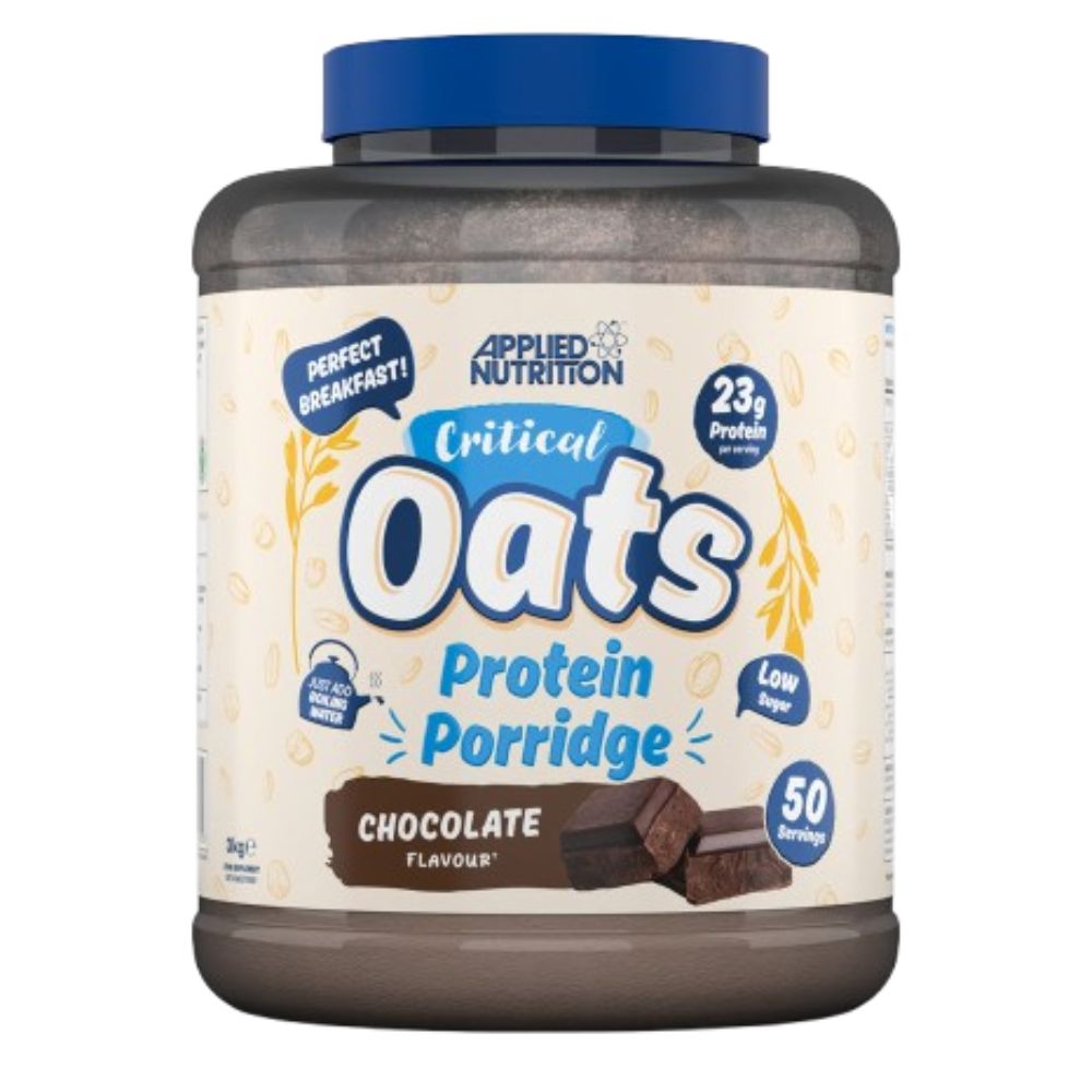 Applied Nutrition Critical Oats Protein Porridge, Chocolate, 3 Kg, 23 G of Protein