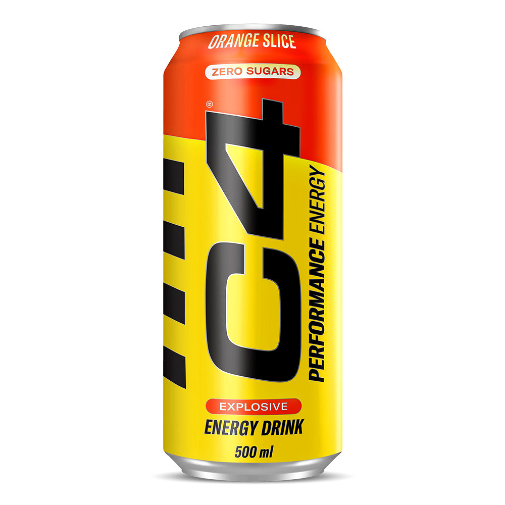 Cellucor C4 Original Carbonated Energy Drink, Orange Slice, 500 ML, zero Sugar