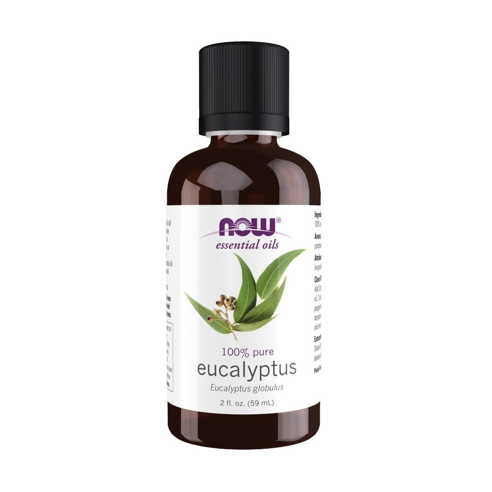 Now 100% Pure Oil Eucalyptus, 59 ML, 100% Pure & Natural, Aromatic & Refreshing