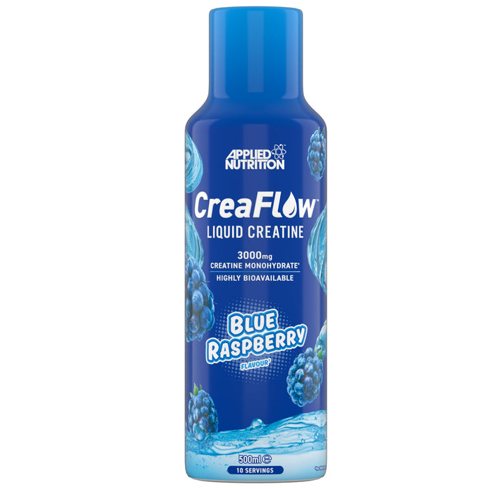 Applied Nutrition Creaflow Liquid Creatine, Blue Raspberry, 500 ML, Support Muscle Growth