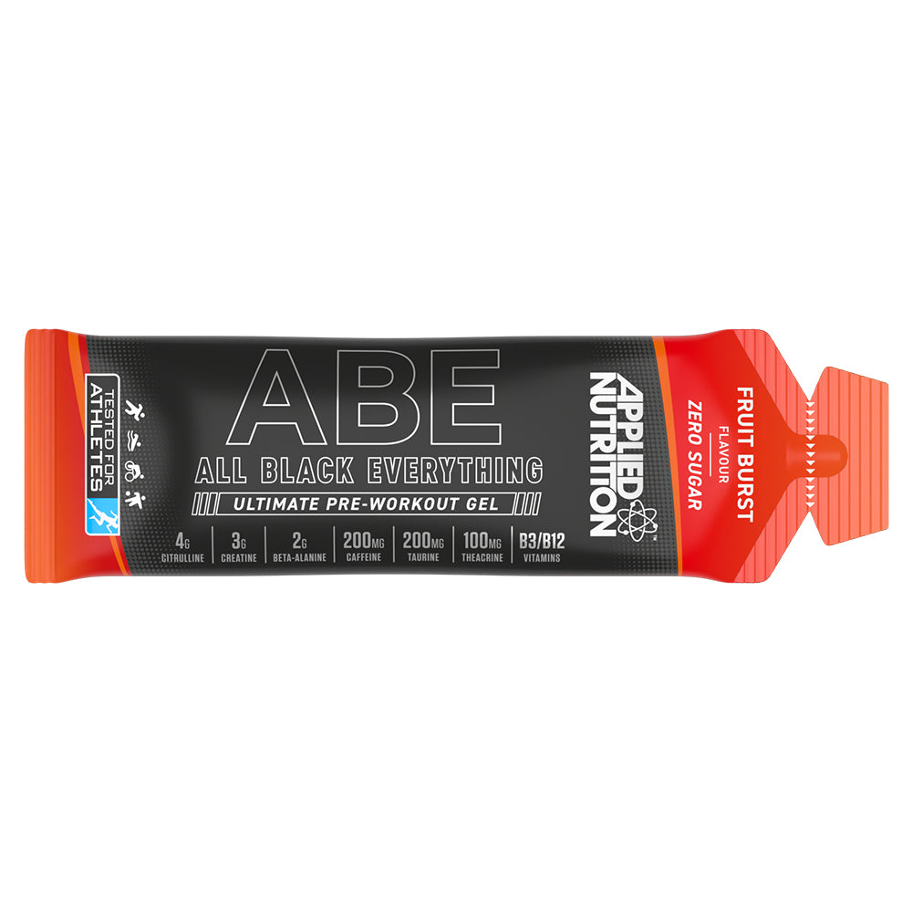 Applied Nutrition ABE Ultimate Pre Workout Gel, Fruit Burst, 1 Piece, 200mg Caffeine