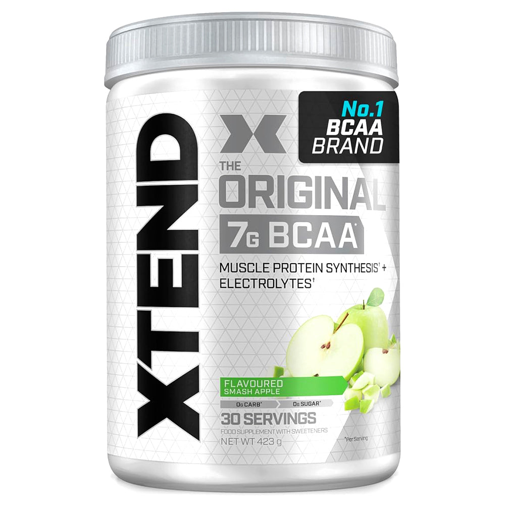 Xtend Original BCAA, Smash Apple, 30, 7G BCAAs - In 2:1:1 Ratio, 3.5Gm of Leucine