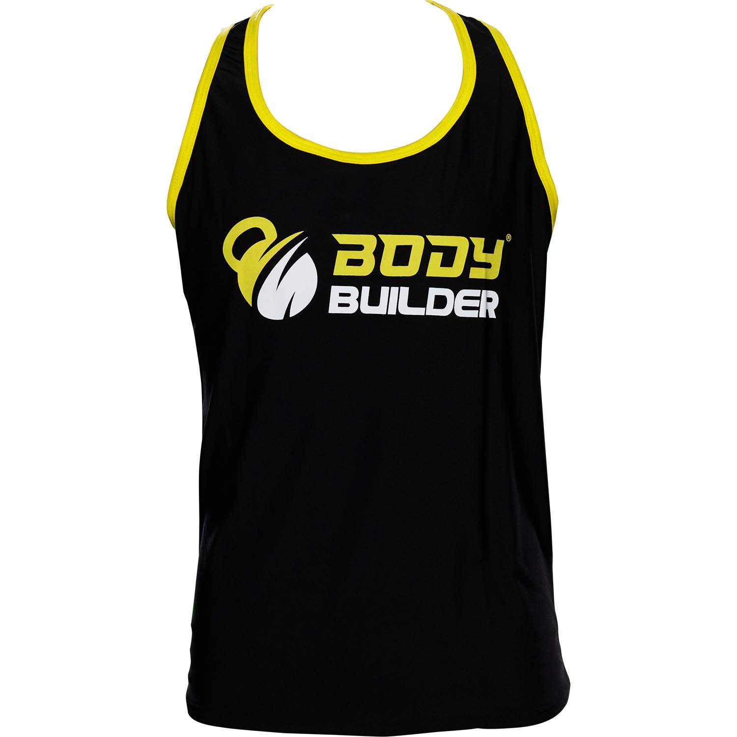 Body Builder T-Shirt Premium, L, Black & Yellow, Made for your on-the-go Lifestyle