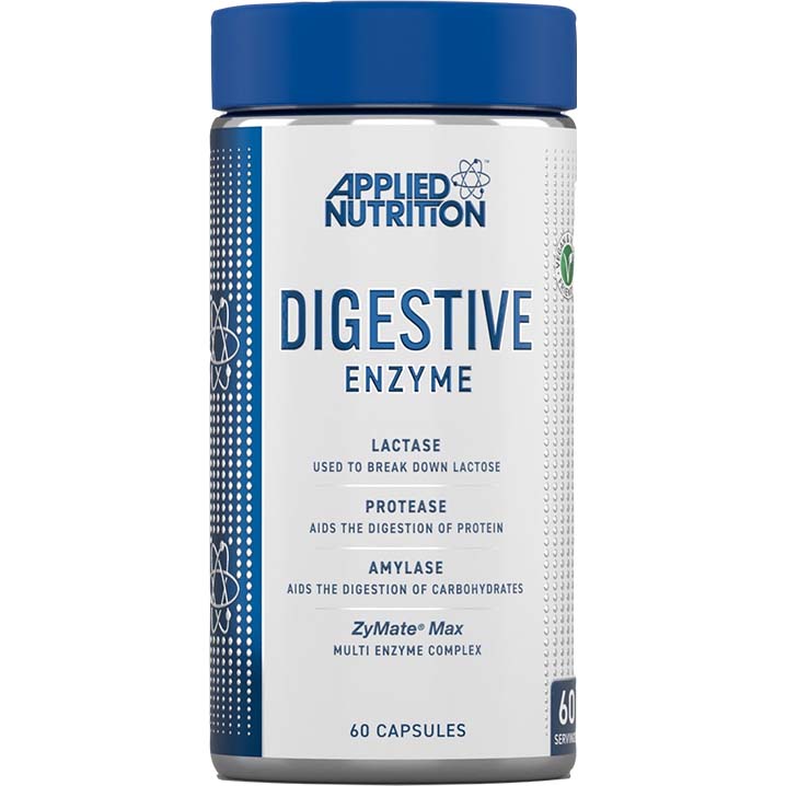 Applied Nutrition Digestive Enzyme, 60 Capsules, LACTASE– Used to Break Down Lactose