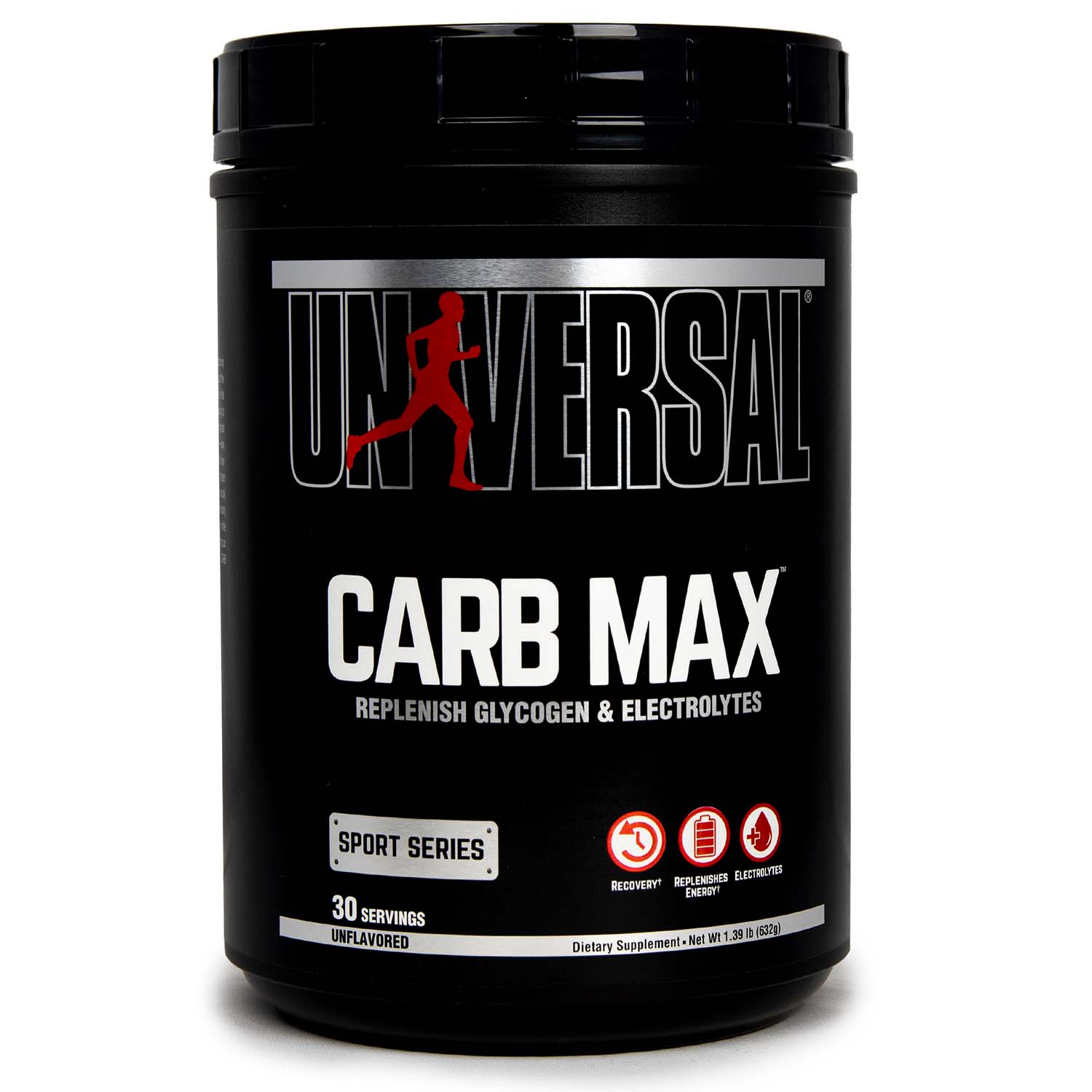 Universal Nutrition Carb Max, Unflavored, 30, Ideal Blend of Fast and Sustained Carbs