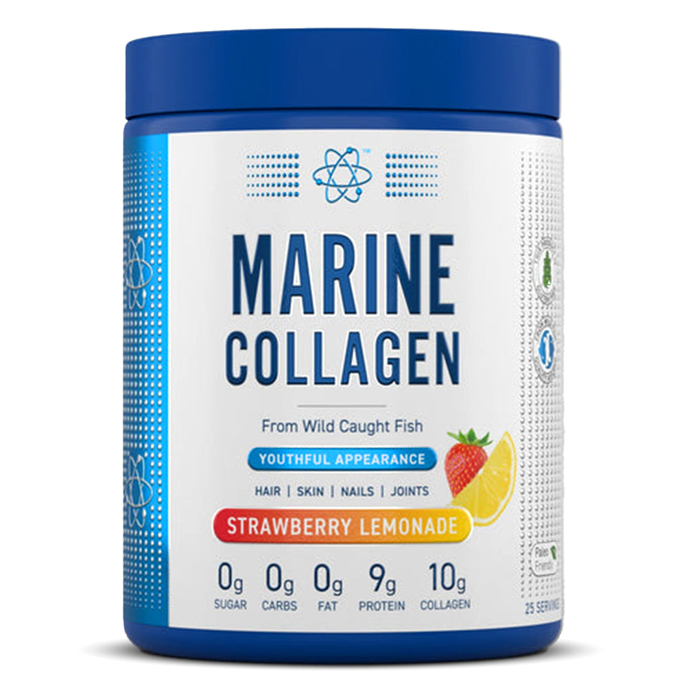 Applied Nutrition Marine Collagen, Strawberry Lemonade, 300 Gm, Supports bones & joints