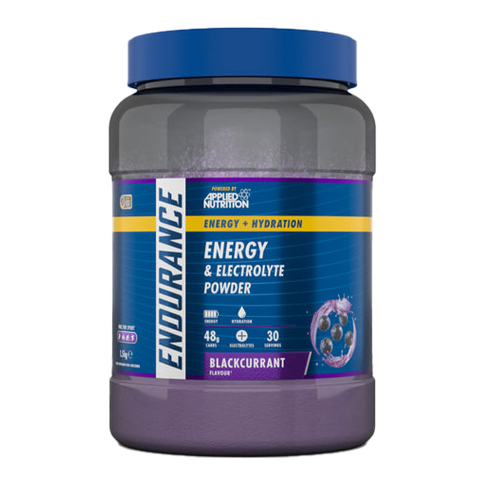 Applied Nutrition Endurance Velocity Fuel Energy Carb Plus Electrolyte Energy, Black Currant, 1.5 KG