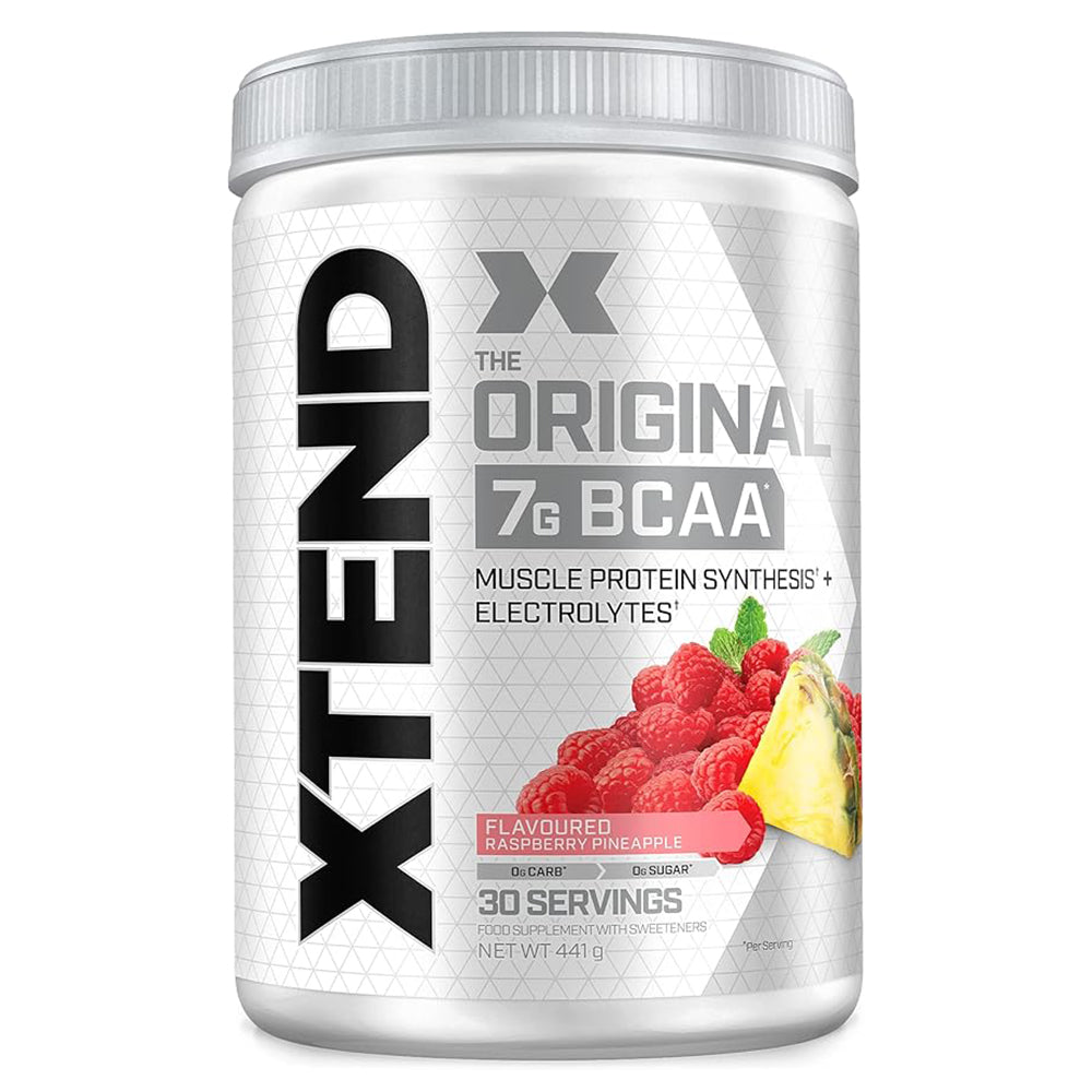 Xtend Original BCAA, Raspberry Pineapple, 30, 7G BCAAs - In 2:1:1 Ratio