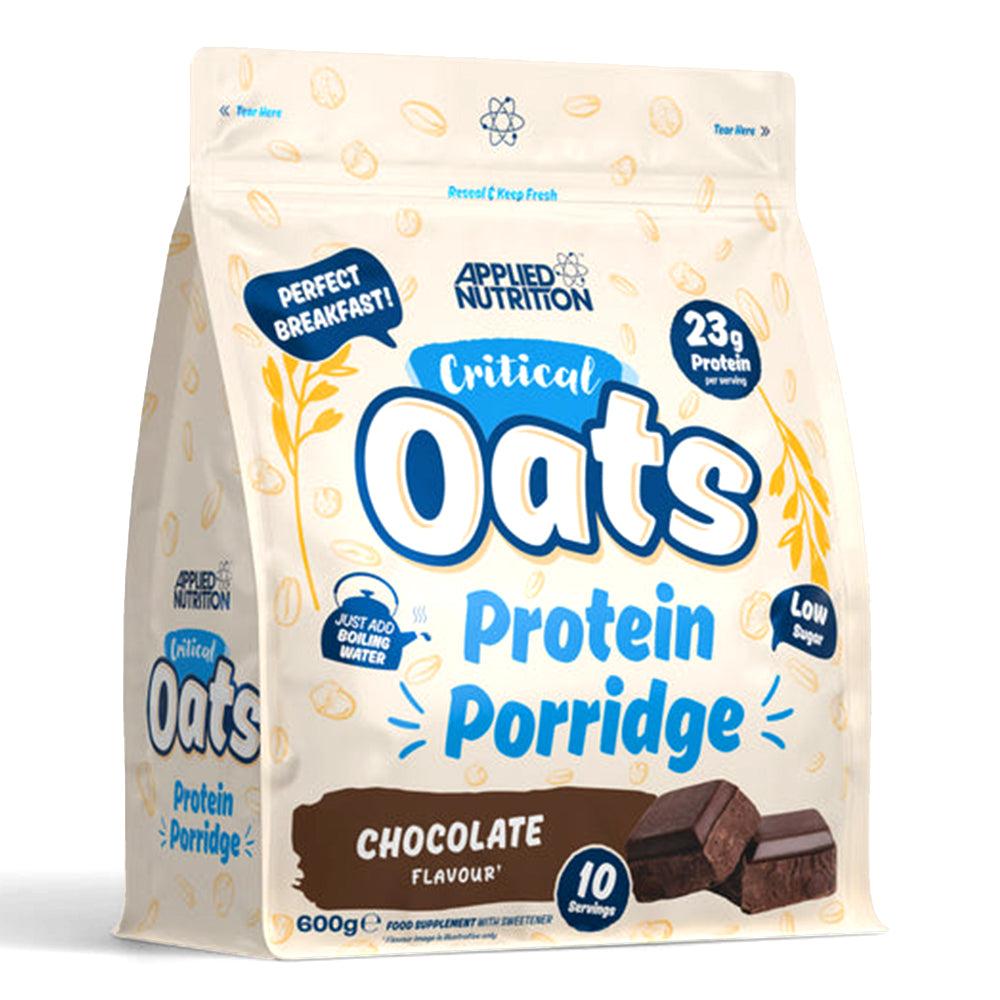 Applied Nutrition Critical Oats Protein Porridge, Chocolate, 600 Gm, 23 G of Protein