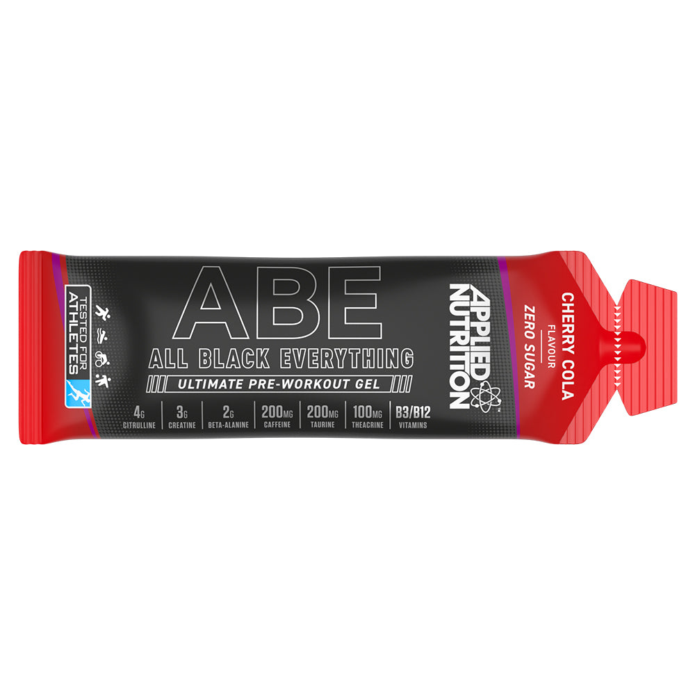 Applied Nutrition ABE Ultimate Pre Workout Gel, Cherry Cola, 1 Piece, 200mg Caffeine