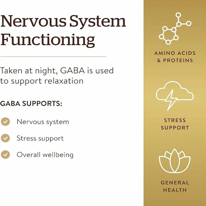 Gaba 500mg - 100 Veg Capsules