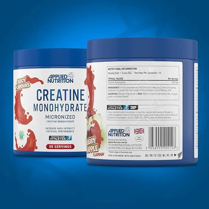 Applied Nutrition Creatine Monohydrate Micronized, Cherry & Apple, 250 Gm