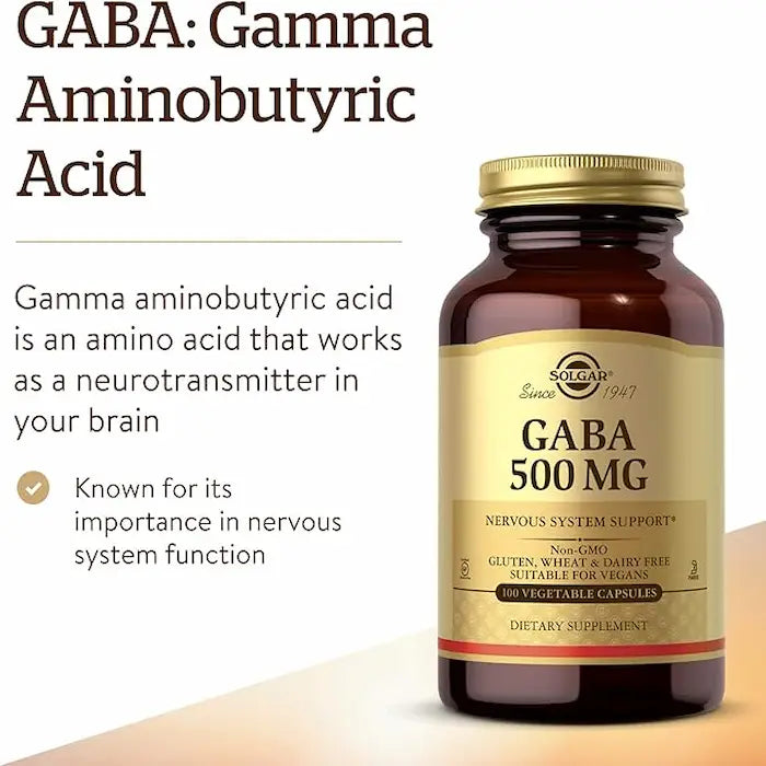 Gaba 500mg - 100 Veg Capsules