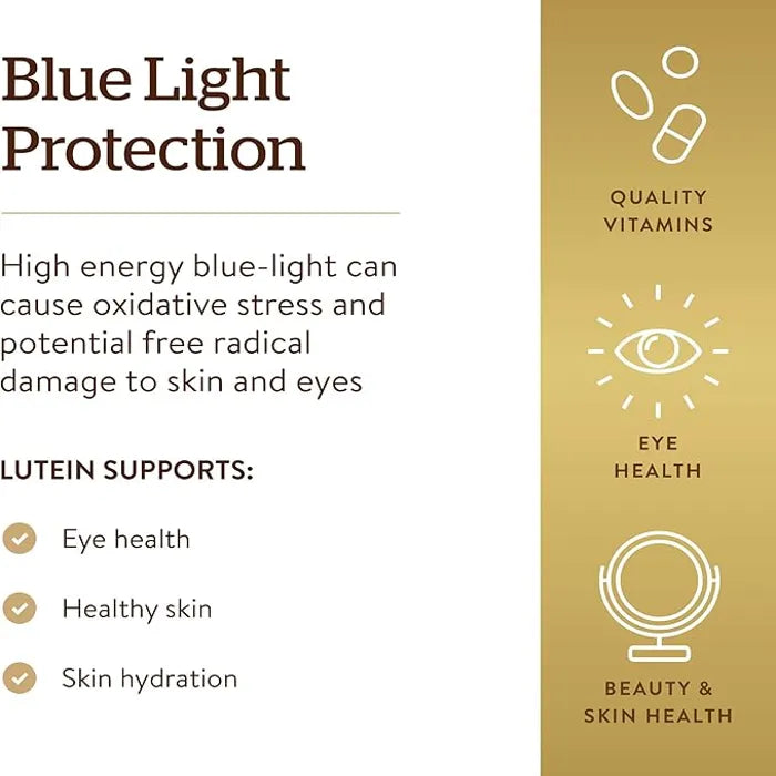 Solgar Lutein, 30 Softgels, 40 mg, Supports Eye Health, Supports Blue-Light