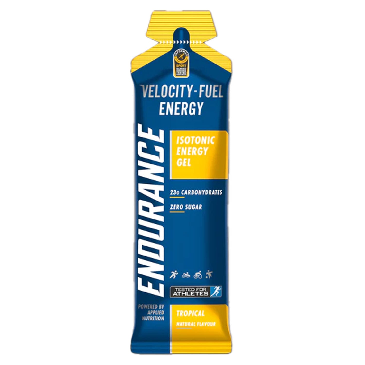 Applied Nutrition Endurance Isotonic Energy Gel, Tropical, 1 Piece, 23g Carbohydrates