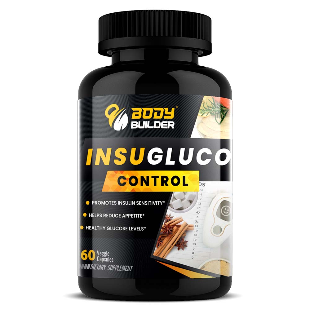 Body Builder Insugluco Control, 60 Capsules, Promotes Insulin Sensitivity