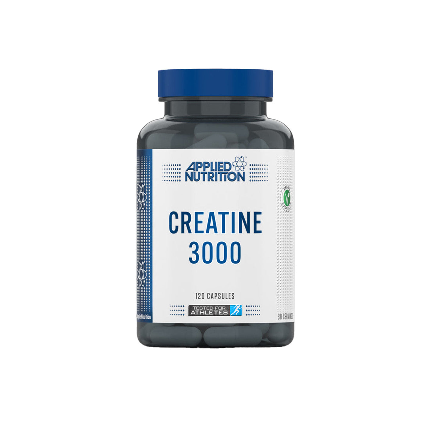 Applied Nutrition Creatine, 120 Capsules, 3000 mg, Increases Performance