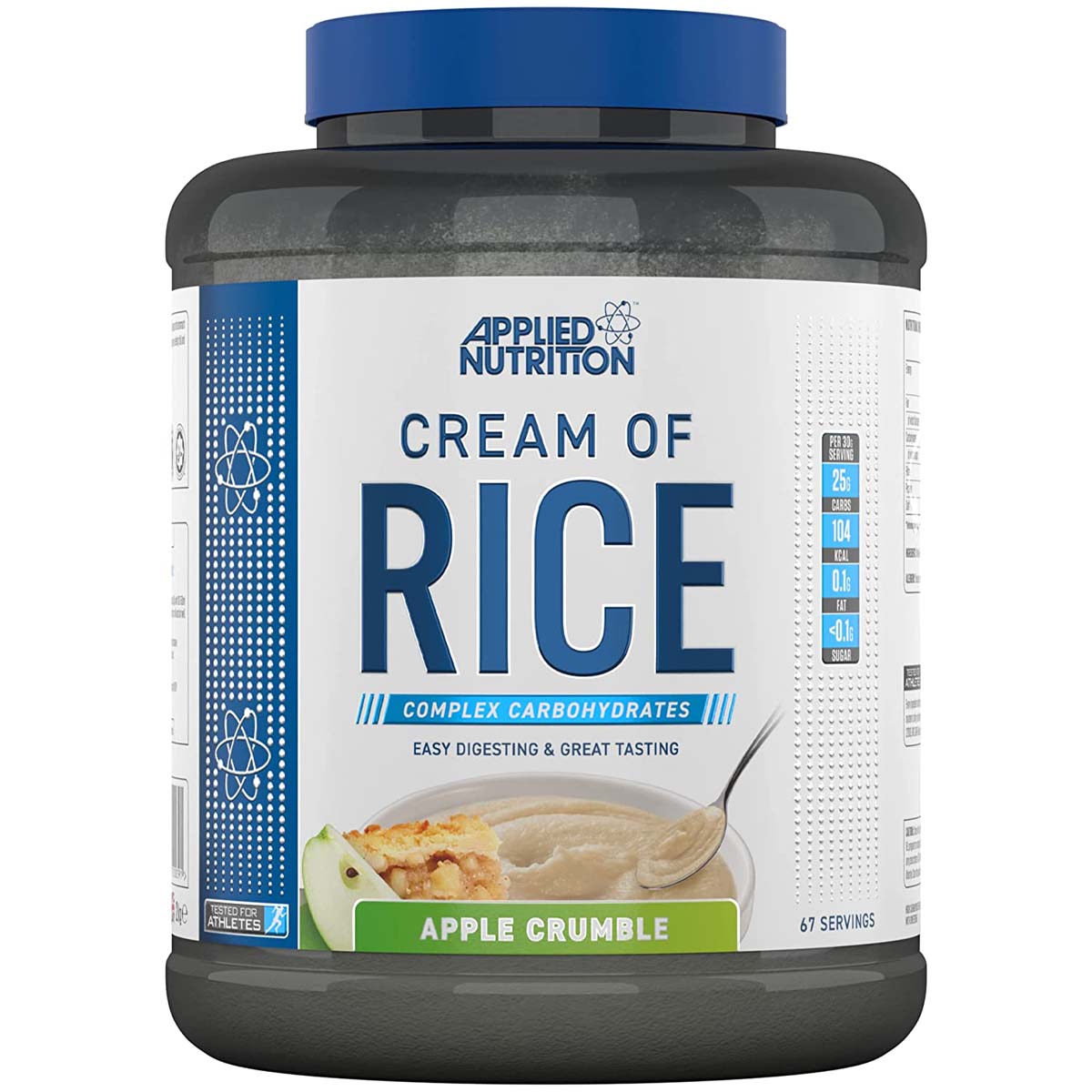 Applied Nutrition Cream of Rice, Apple Crumble, 2 KG, Source of Energy