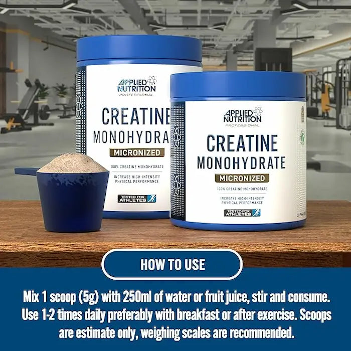 Applied Nutrition Creatine Monohydrate Micronized, Cherry & Apple, 250 Gm