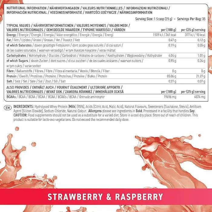 Applied Nutrition Clear Whey Protein, Watermelon, 875 GM, 21g of Protein Per Serving