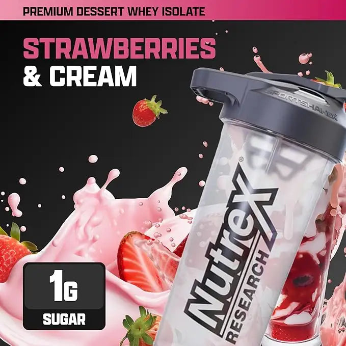 Nutrex Research Isofit, Strawberries & Cream, 5 LB, Support Muscle Gain