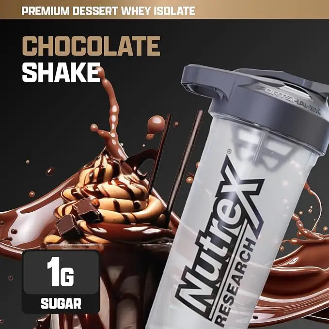 Nutrex Research Isofit, Chocolate Shake, 5 LB, Support Muscle Gain, Contains 25 Gm Of Protein