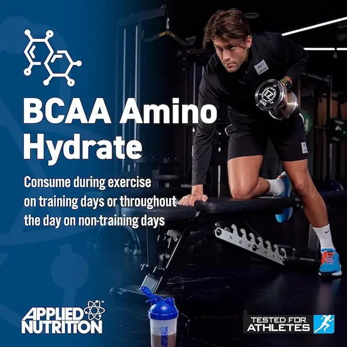 مكمل غذائي BCAA Amino Hydrate من Applied Nutrition، بنكهة البرتقال والمانجو، 32 وجبة، لتجديد الإلكتروليتات 