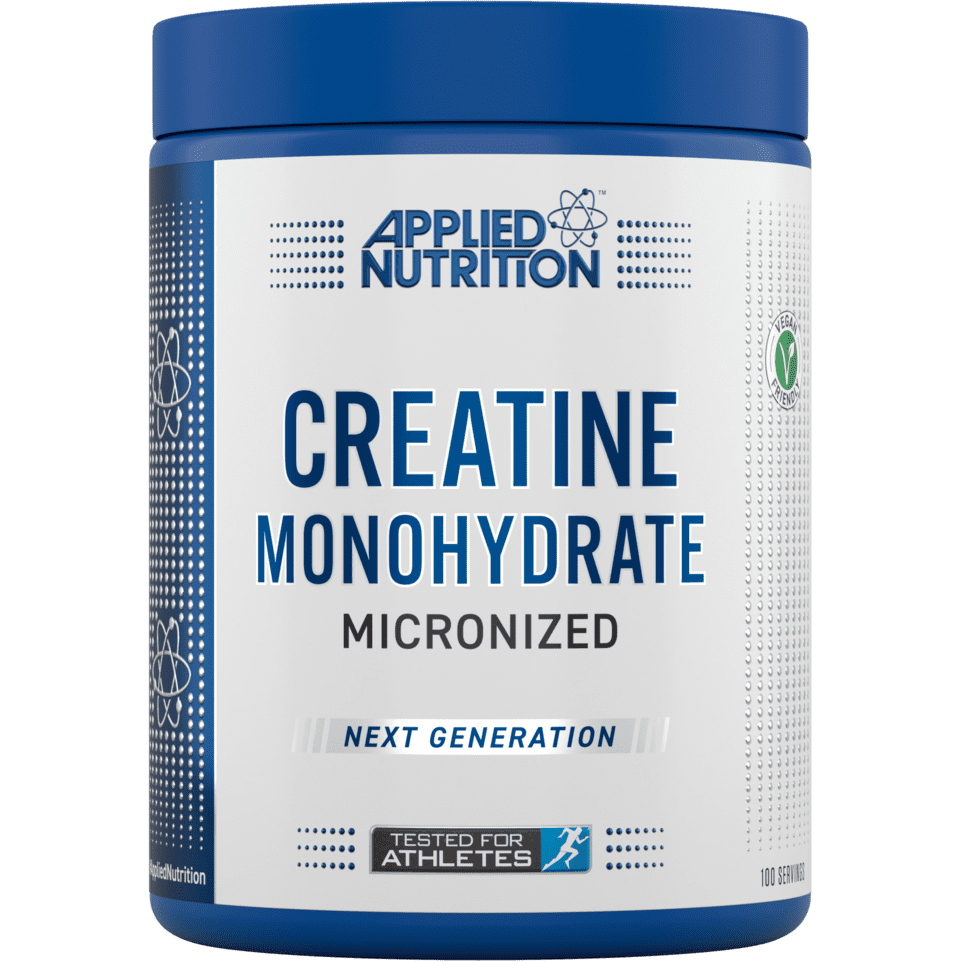 Applied Nutrition Creatine Monohydrate Micronized, Unflavored, 500 Gm, Increases Performance