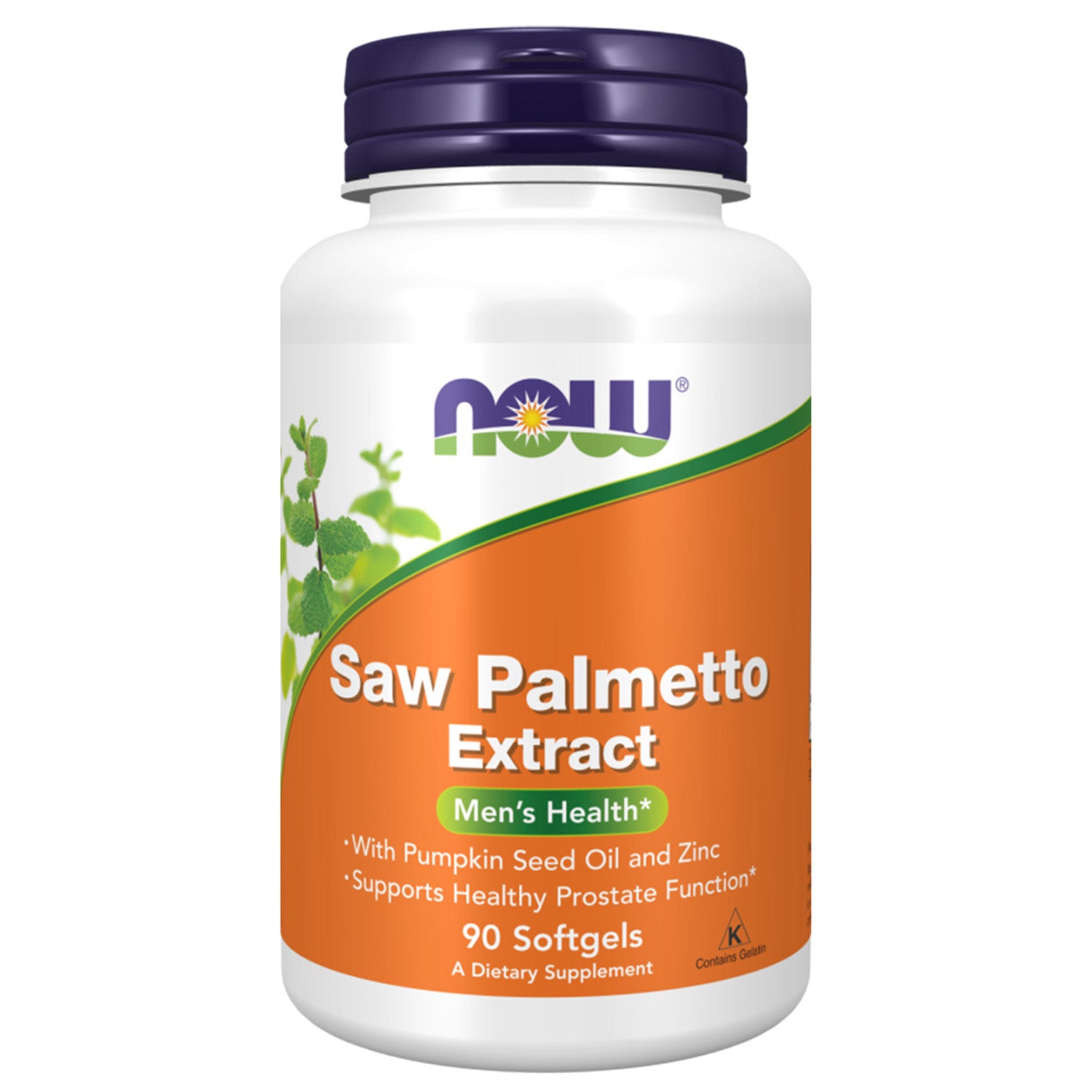 Now Saw Palmetto Extract, 90 Softgels, 90 Softgels, Improves Urine Flow