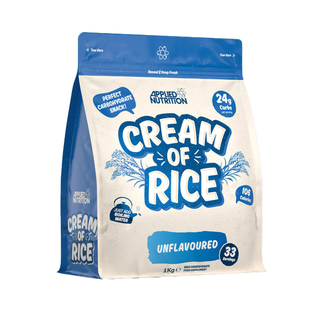 Applied Nutrition Cream of Rice, Unflavored, 1 kg, Source of Energy, Easy Digesting