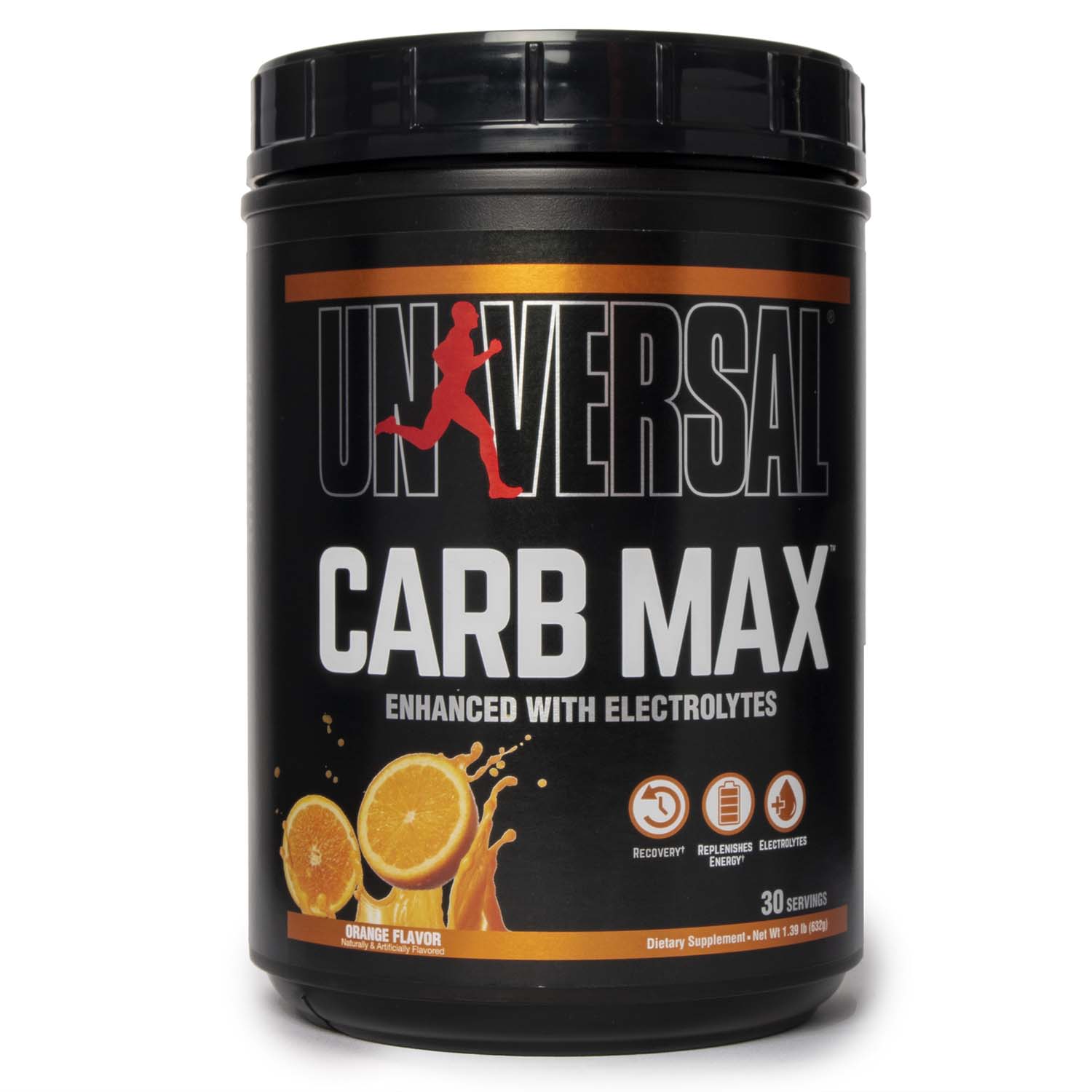 Universal Nutrition Carb Max, Orange, 30, Ideal Blend of Fast and Sustained Carbs