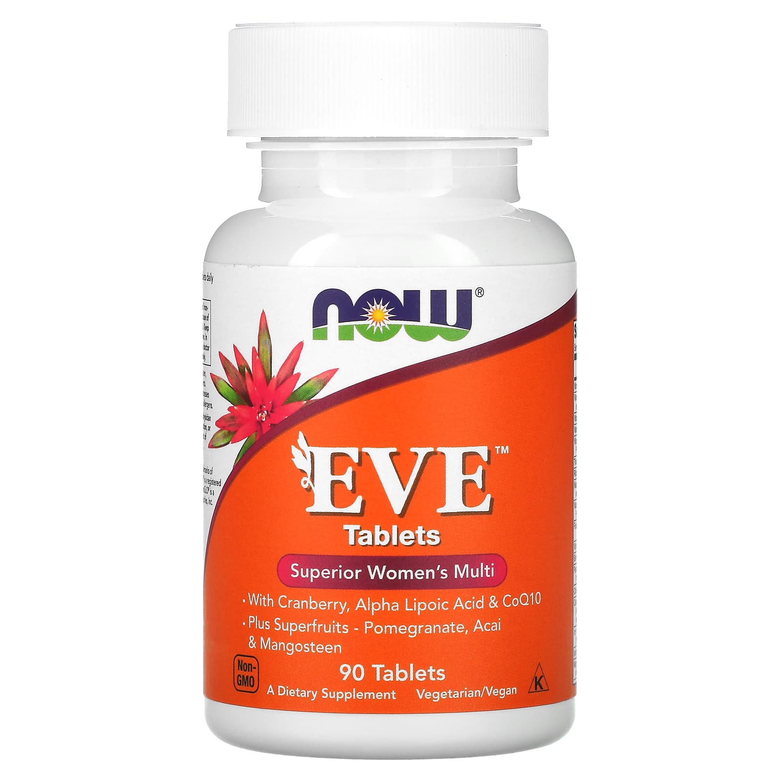 Now Eve Women's Multi, 90 Tablets, Comprehensive Nutrition Support, Nutrient Gap Bridged