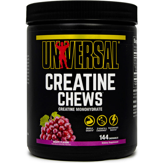 Universal Nutrition Creatine Chews, Grape, 144 Chewables, 1.25g Creatine Per Chew