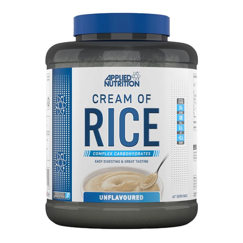 Applied Nutrition Cream of Rice, Unflavored, 2 KG, Source of Energy, Easy Digesting