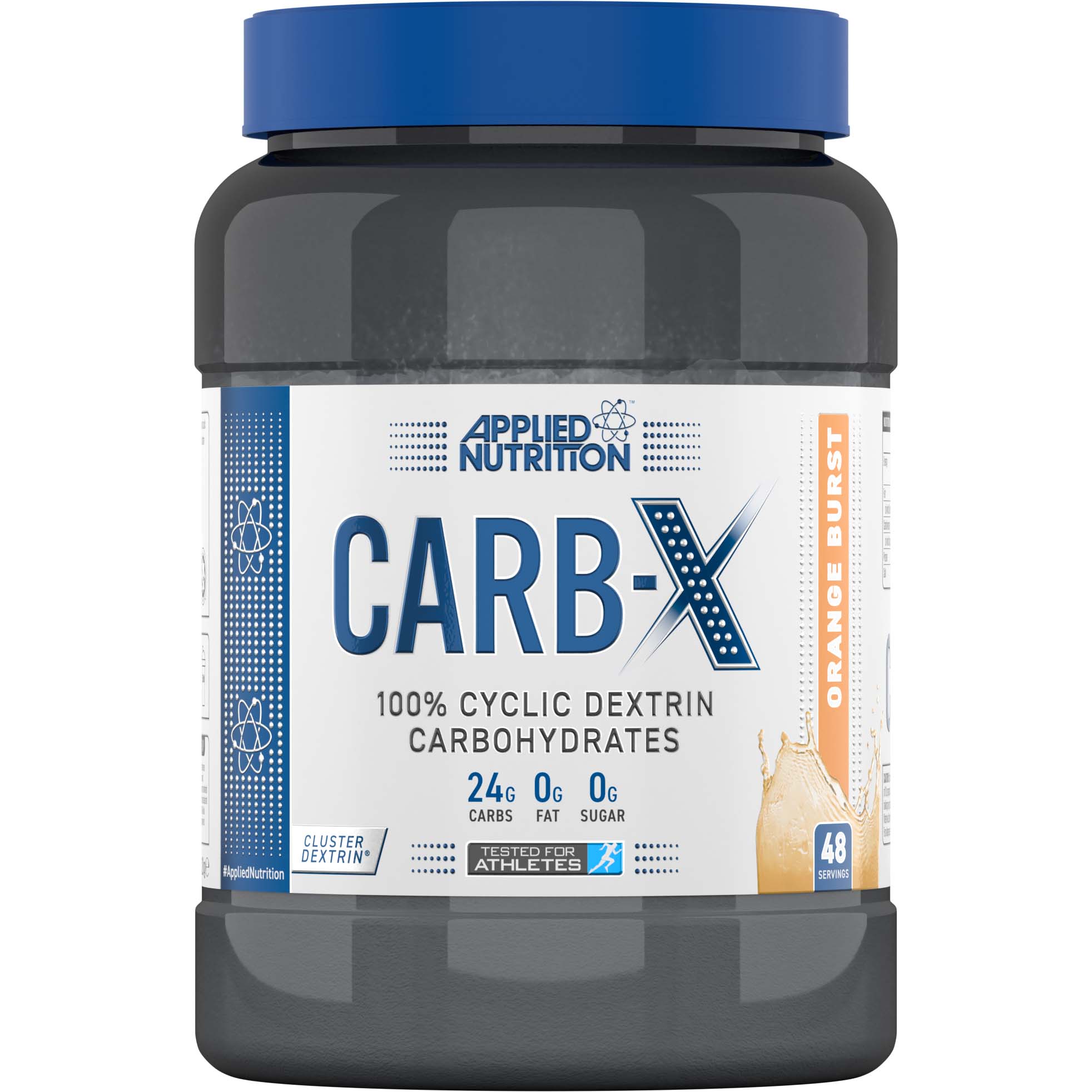 Applied Nutrition Carb X, Orange Burst, 1.2 Kg, 24g Carbs , 0g Fat , 0g Sugar