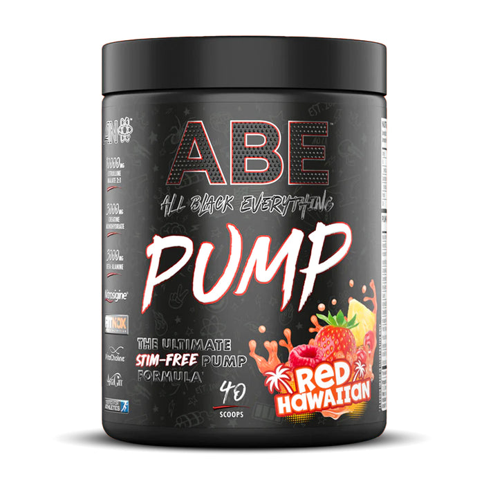 Applied Nutrition ABE Pump Stim Free, Red Hawaiian, 40, Always Evolving