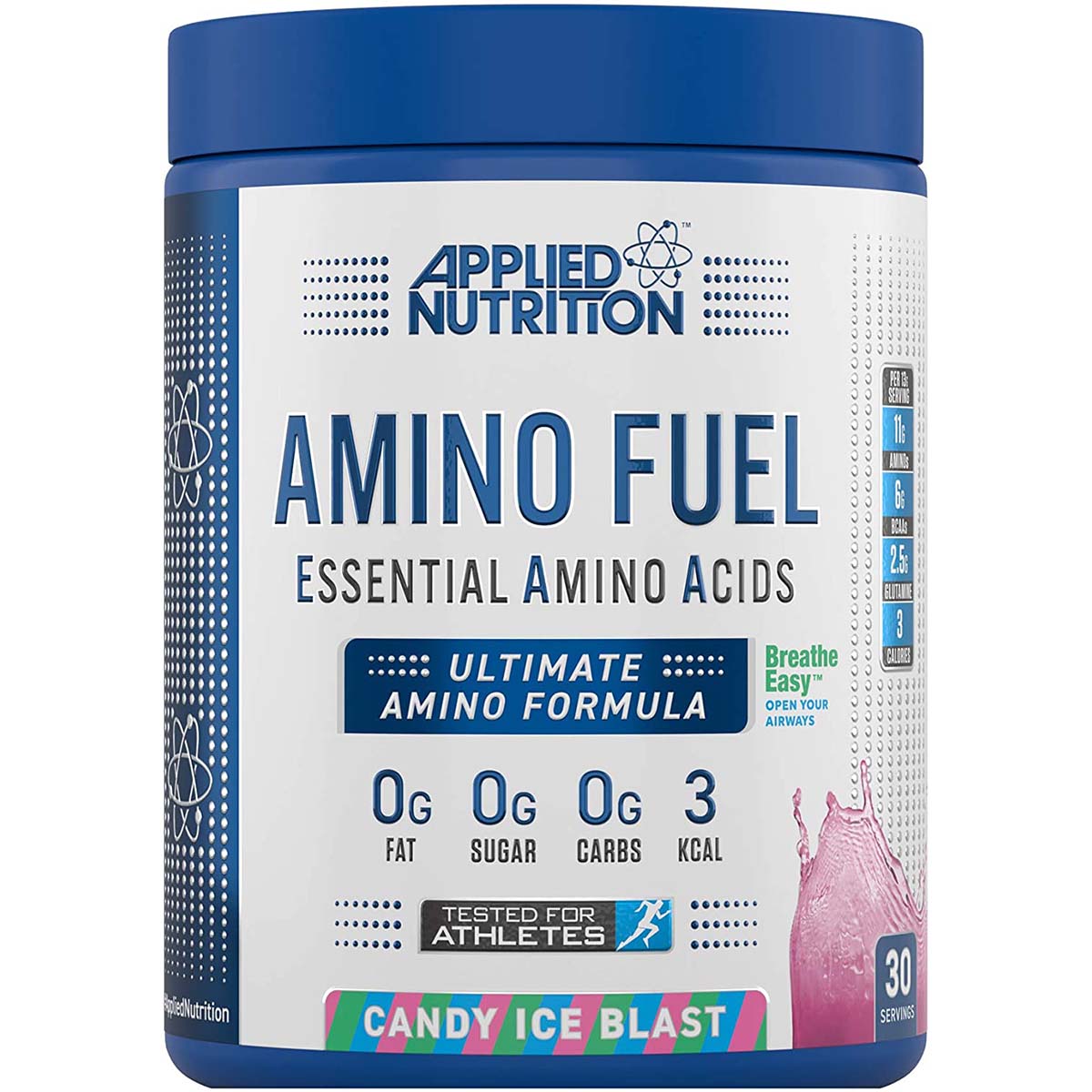 Applied Nutrition Amino Fuel EAA، Candy Ice Blast، 30، 11 جرامًا من الأحماض الأمينية لكل وجبة