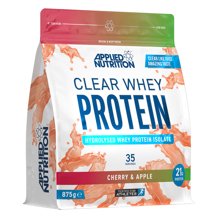 Applied Nutrition Clear Whey Protein, Cherry & Apple, 875 GM, 21g of Protein Per Serving