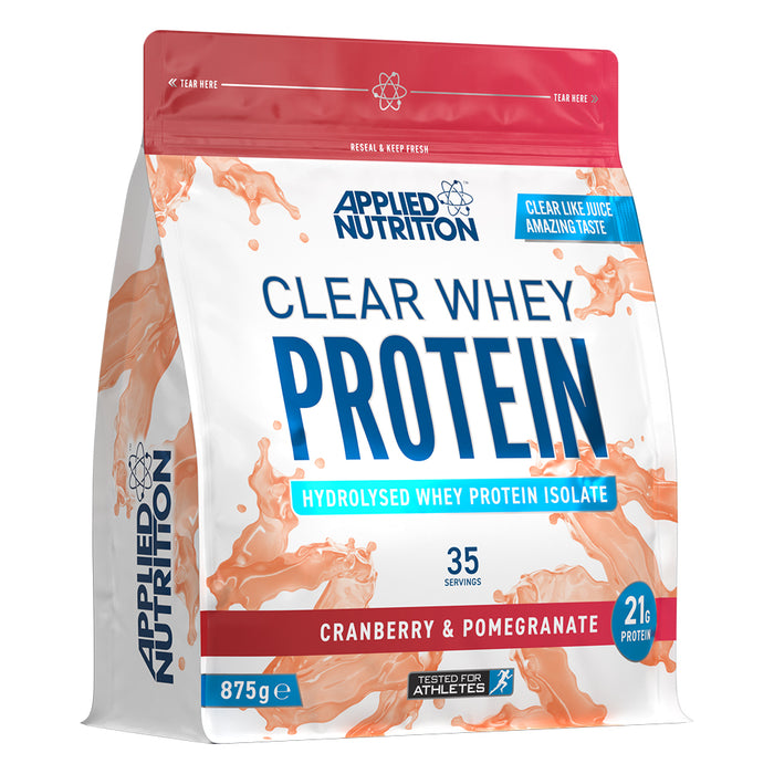 Applied Nutrition Clear Whey Protein, Cranberry & Pomegranate, 875 GM, 21g of Protein Per Serving