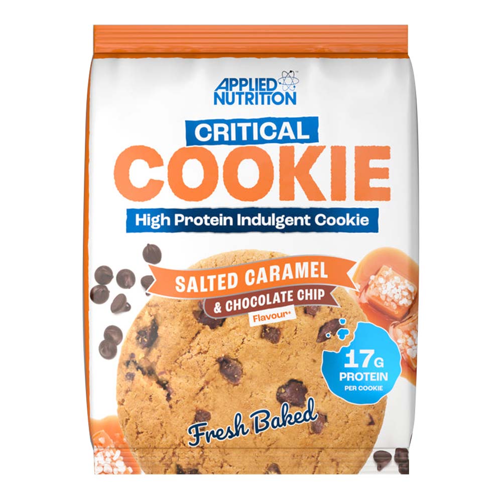 Applied Nutrition Critical Cookie, Salted Caramel, 1 Piece, 20g Protein Per Cookie