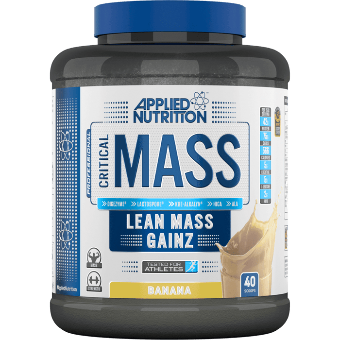 Applied Nutrition Critical Mass Lean Mass Gainz, Banana, 2.45 Kg, 42 G Protein Per Serving