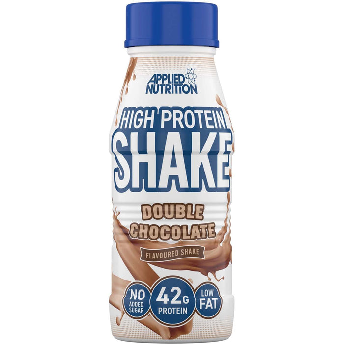 Applied Nutrition High Protein Shake, Double Chocolate, 500 ML, 20 g Per Shake of Protein