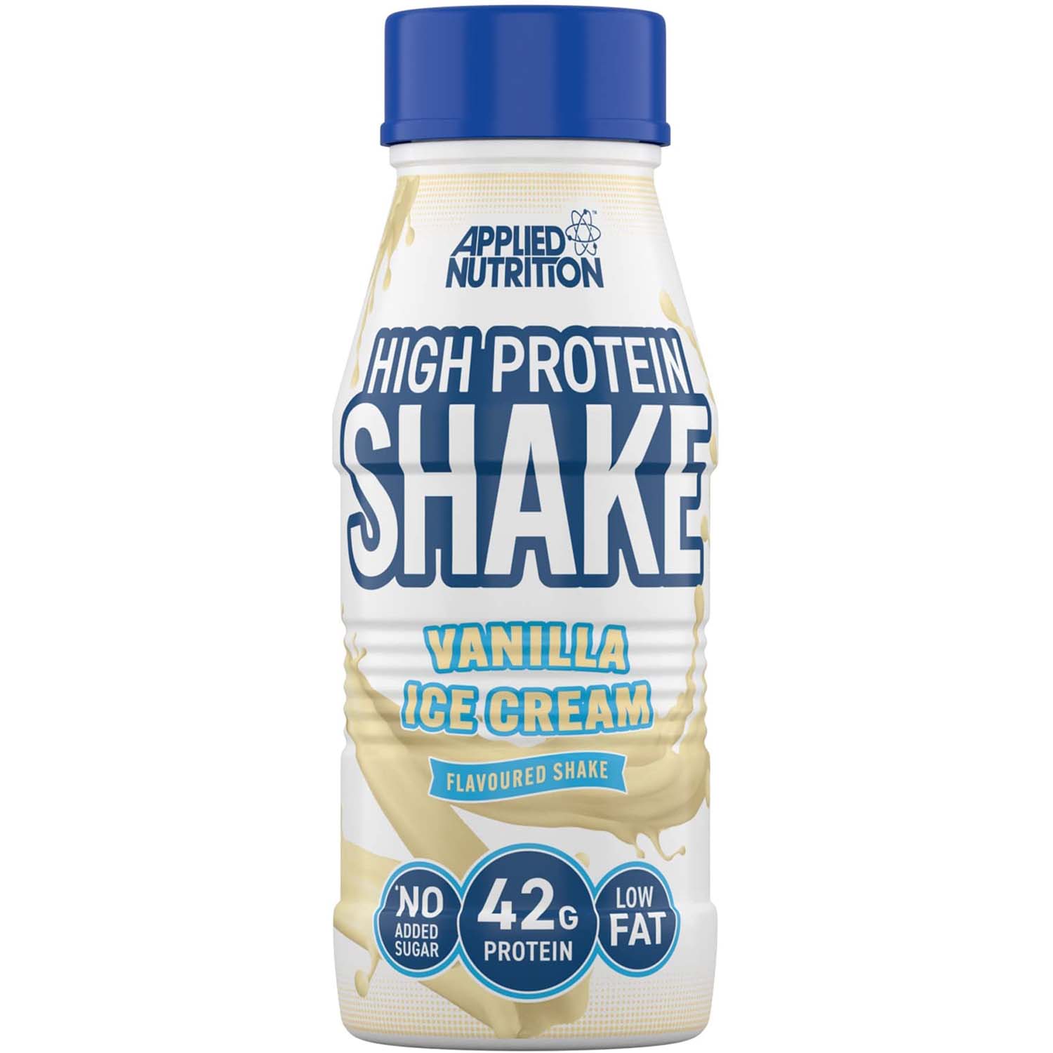 Applied Nutrition High Protein Shake, Vanilla Ice Cream, 500 ML, 20 g Per Shake of Protein