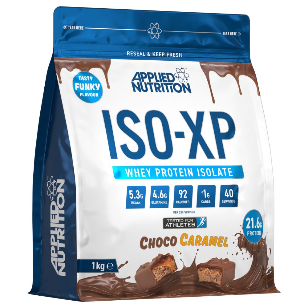 Applied Nutrition ISO-XP 100% Whey Protein Isolate, Chocolate Caramel, 1 kg