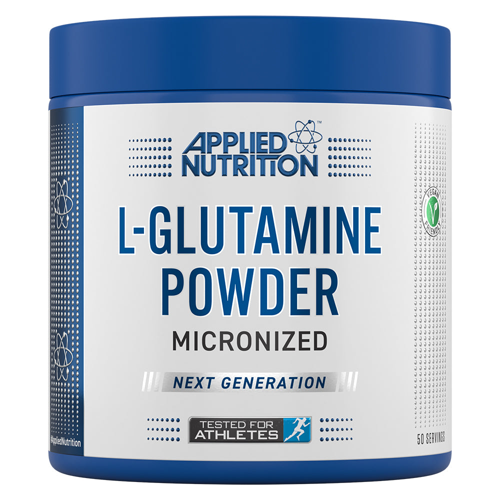 Applied Nutrition L Glutamine Powder Micronized, Unflavored, 250 Gm, Reduce Muscle Breakdown