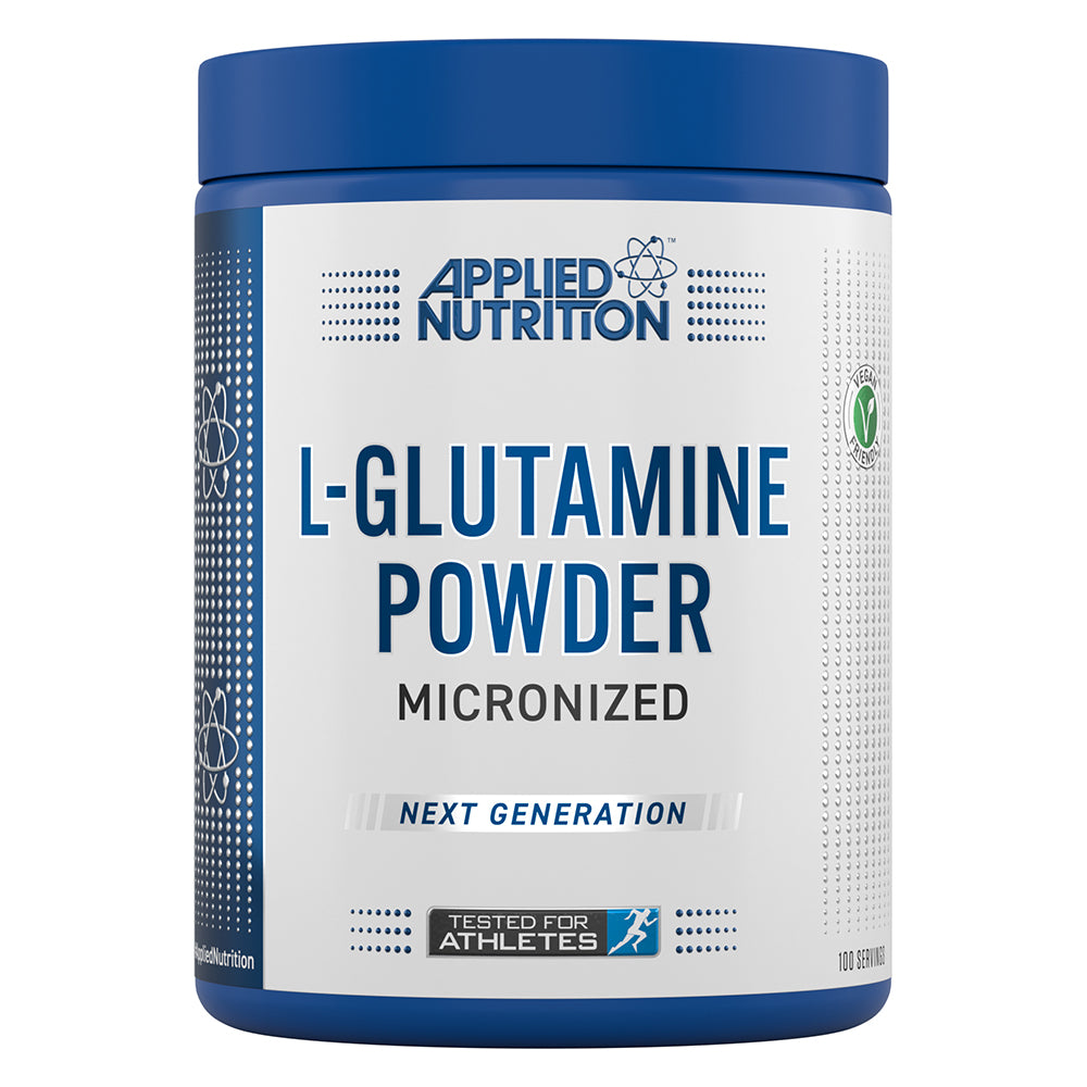 Applied Nutrition L Glutamine Powder Micronized, Unflavored, 500 Gm, Reduce Muscle Breakdown