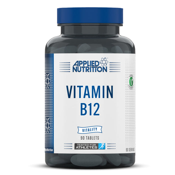 Applied Nutrition Vitamin B12, 90 Tablets, 1000 mcg, Halal Certified Product