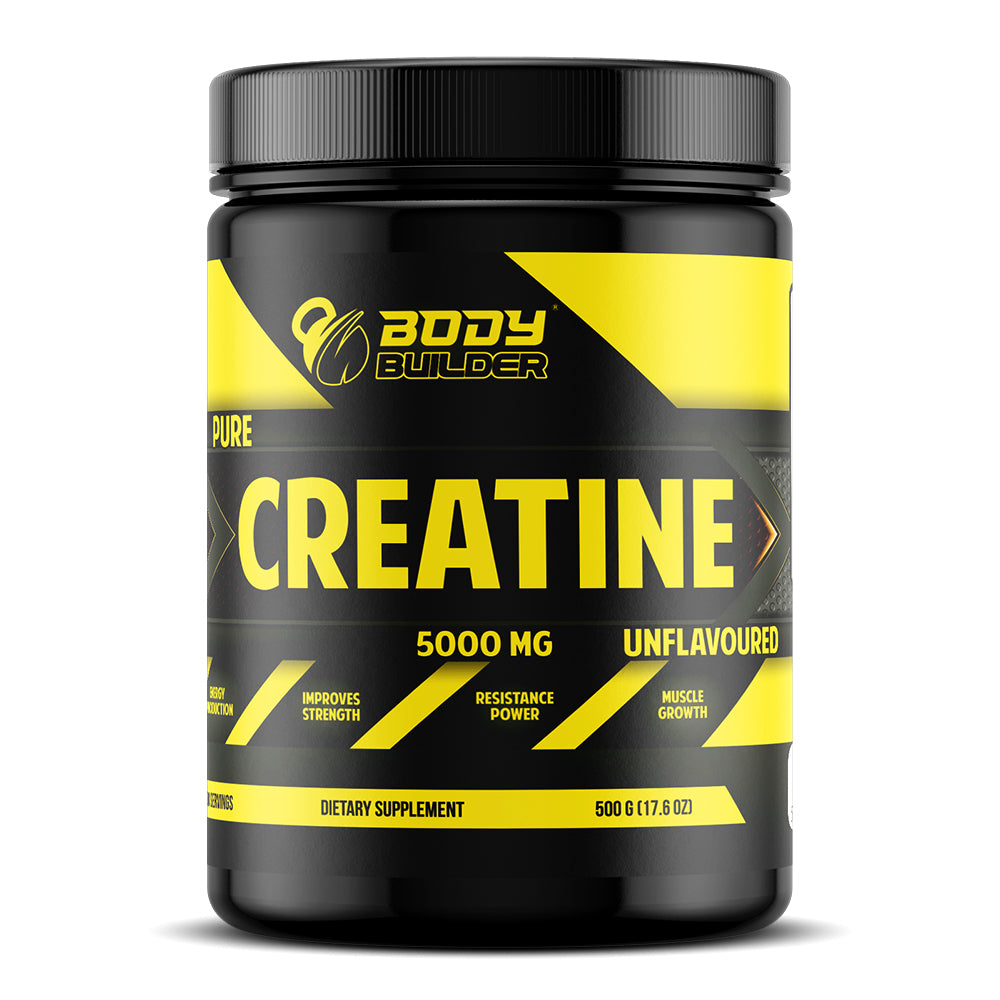 Body Builder Creatine Monohydrate, 100, Unflavored, 5g creatine monohydrate high purity