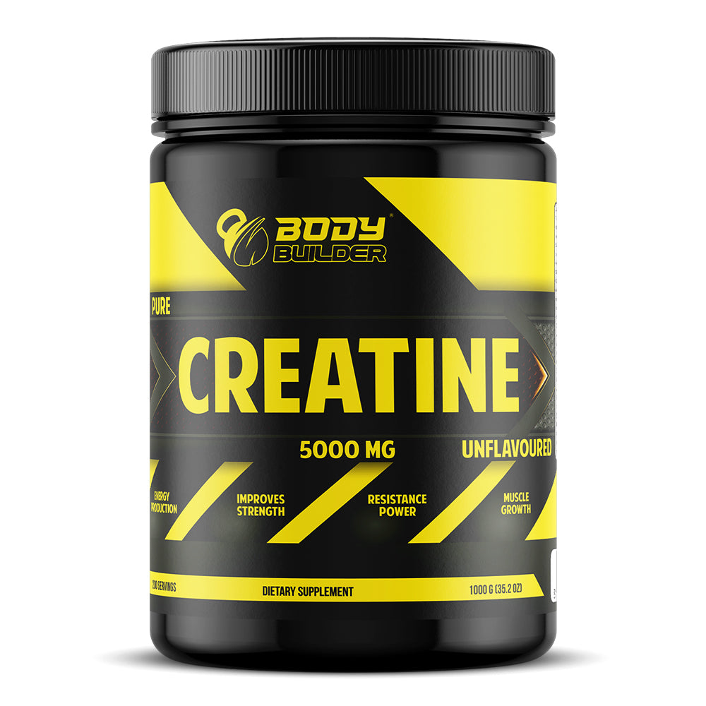 Body Builder Creatine Monohydrate, 200, Unflavored, 5g creatine monohydrate high purity